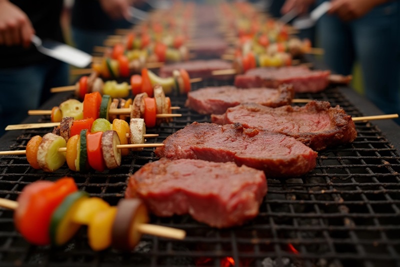 churrasco em casa