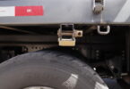Catraca para caminhão instalada na lateral da carroceria